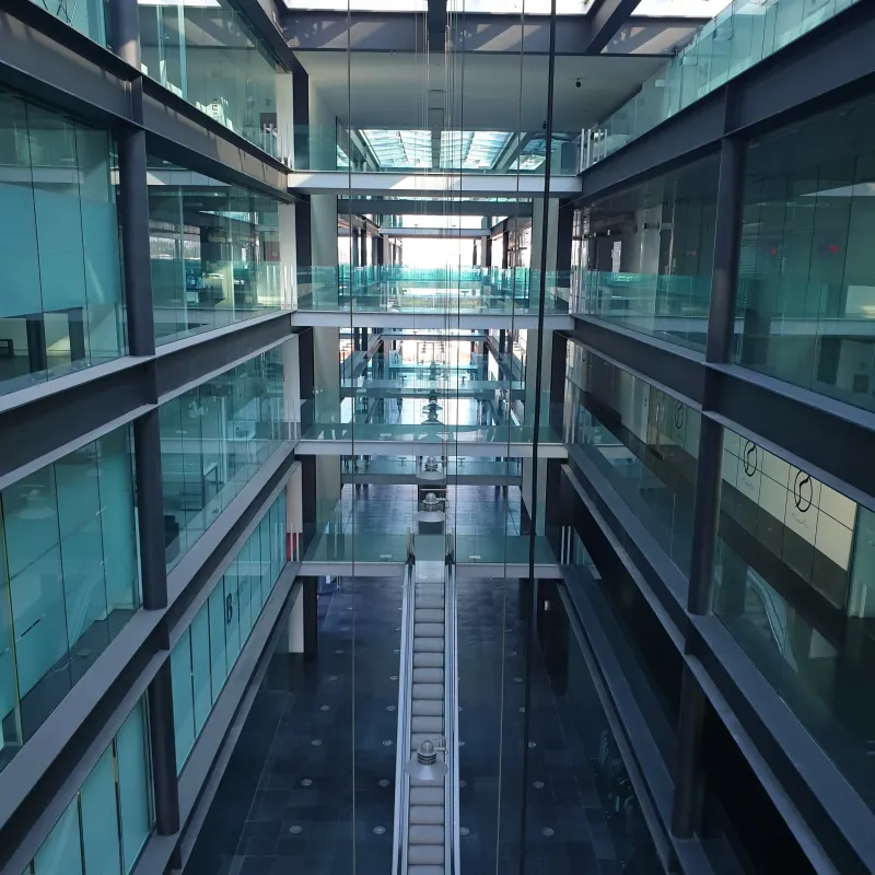 Internal view of the Net Tower