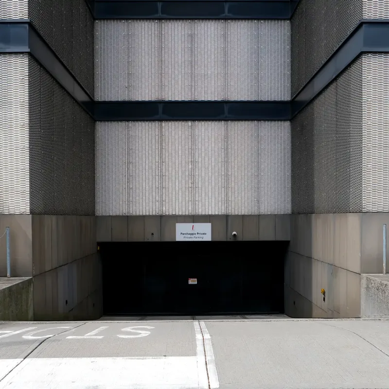 Garage entrance