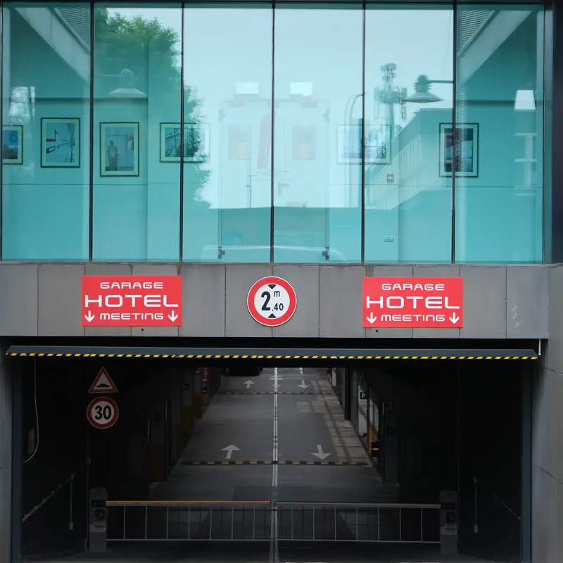Garage entrance