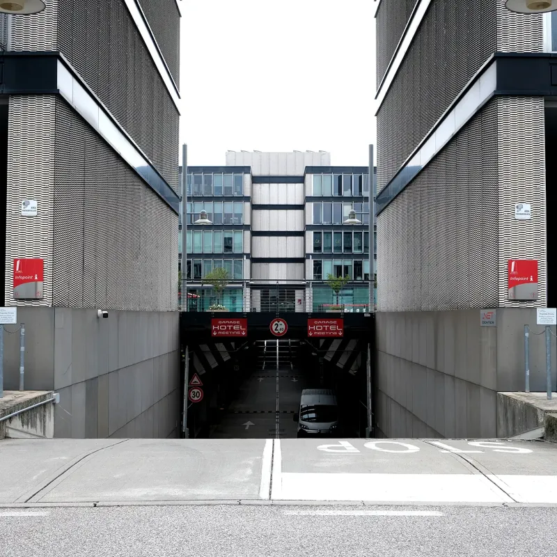 Garage entrance