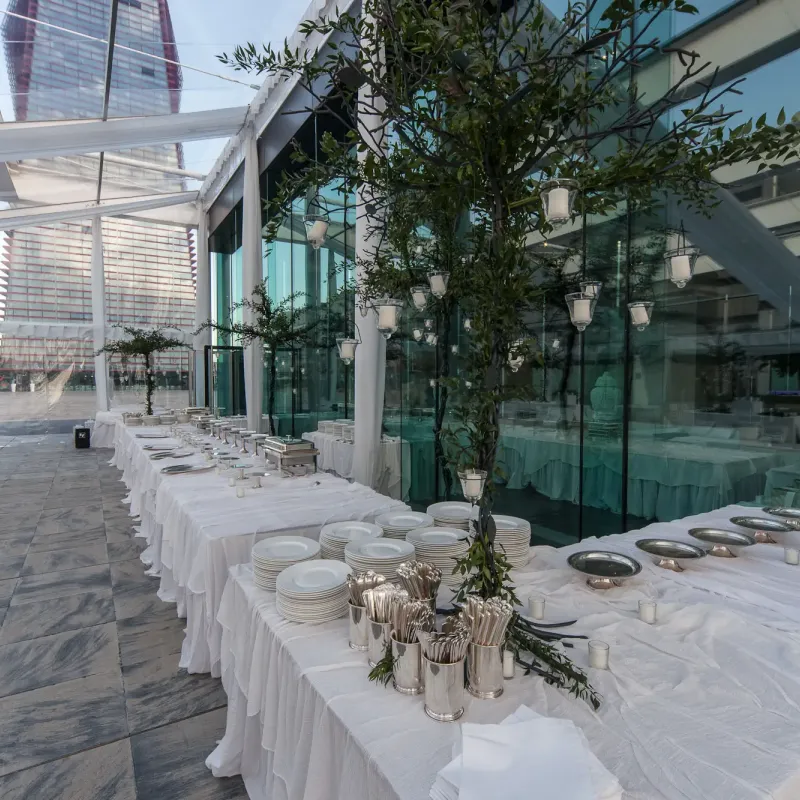 exterior view wedding at kube
