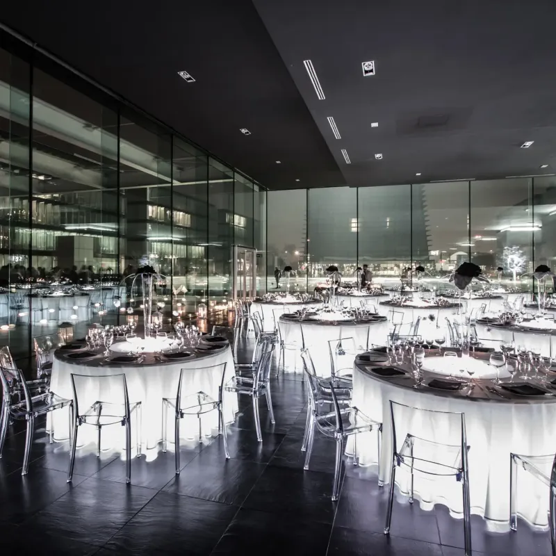 Event with an elegant dinner